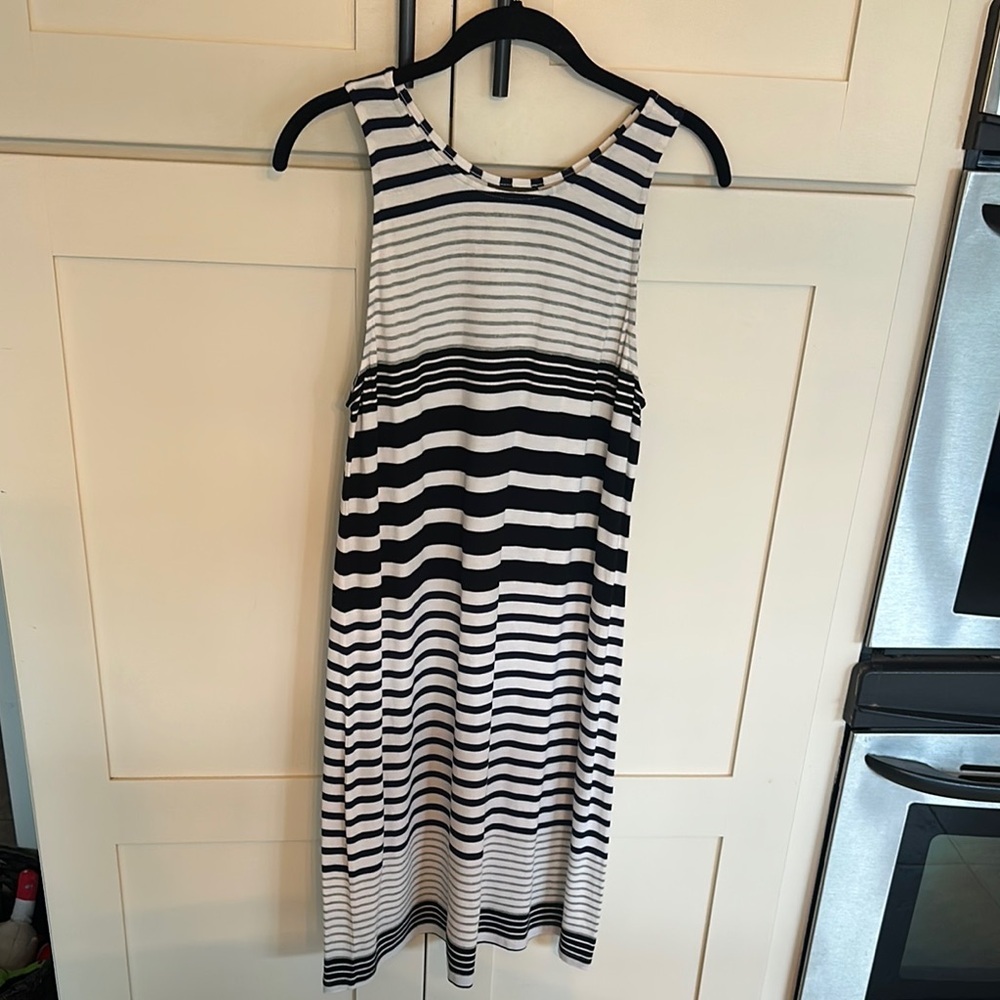 Tommy Bahama High Neck Striped Dress
